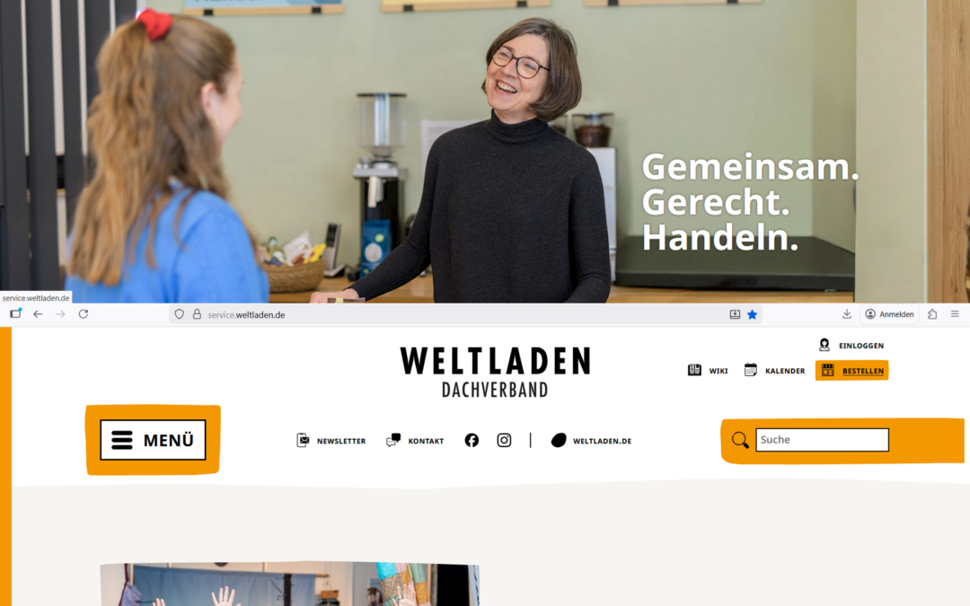 Aus eins wird zwei: Weltladendachverband hat nun zwei Websites