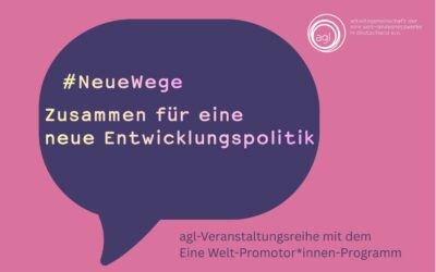 #NeueWege – Zusammen für eine neue Entwicklungspolitik